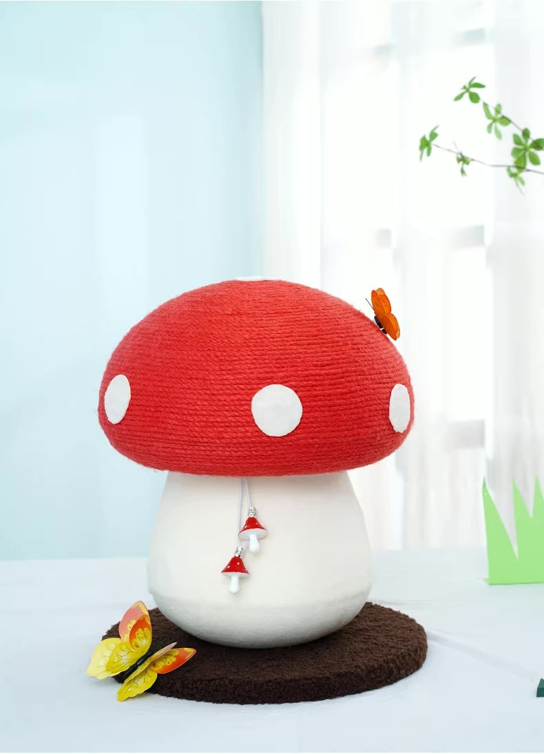 Cat mushroom-shaped scratching board