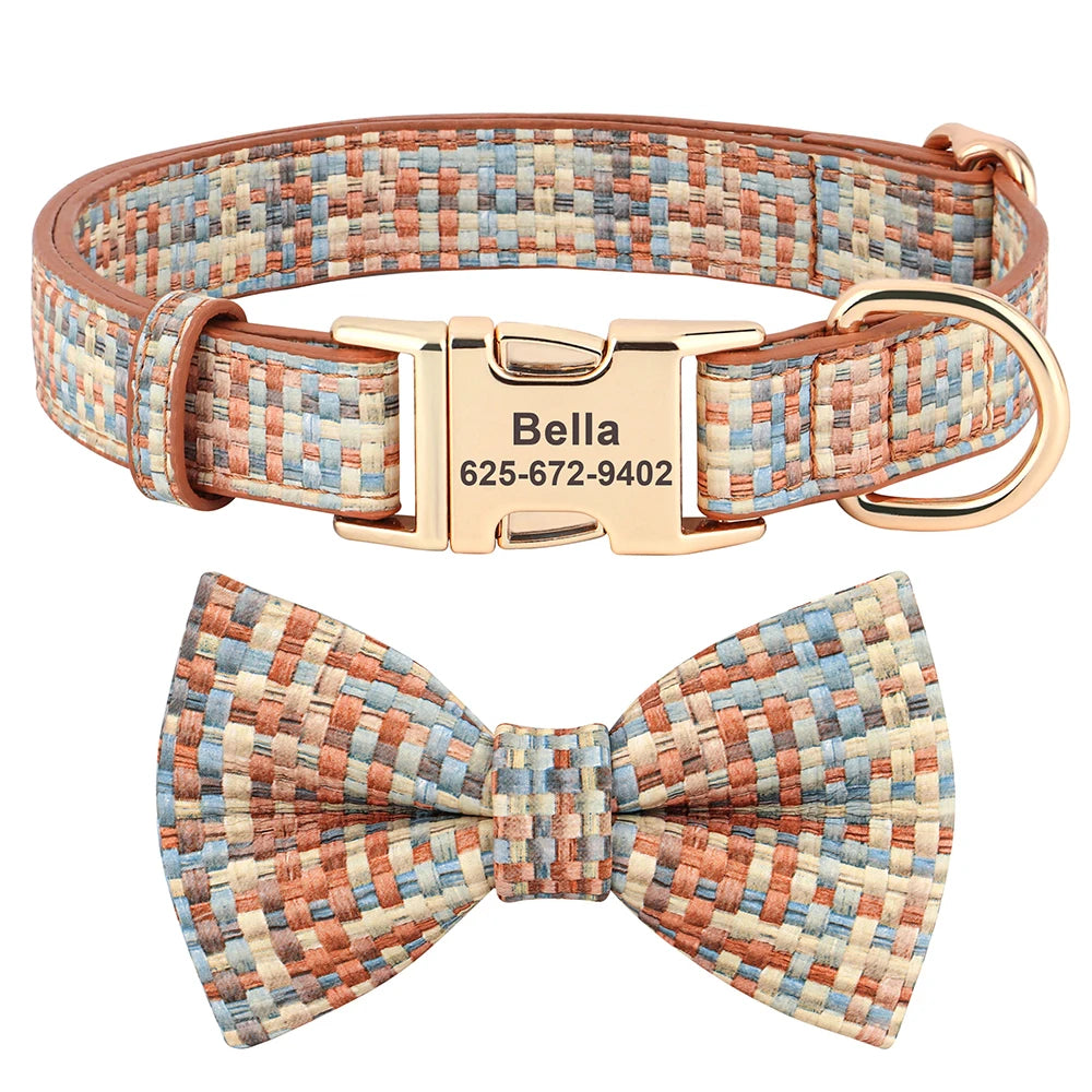 Dog Collar With Bowknot