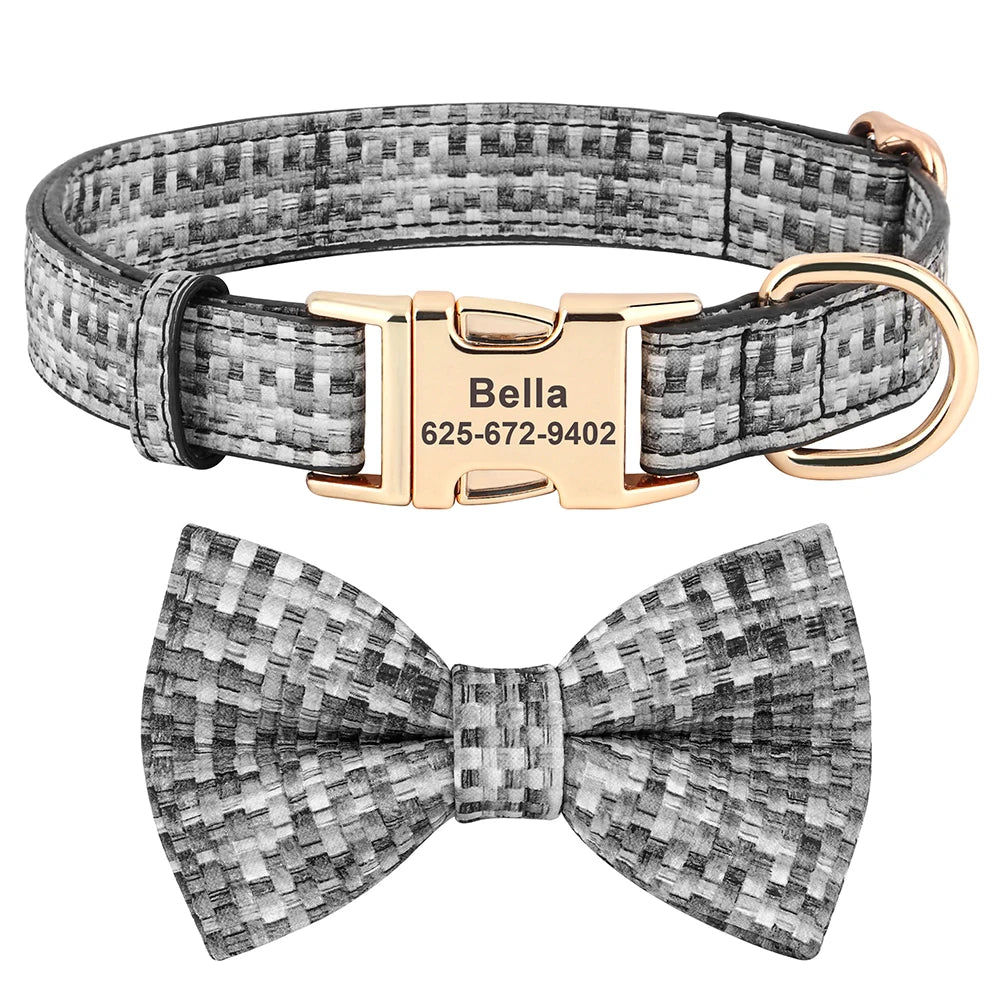 Dog Collar With Bowknot